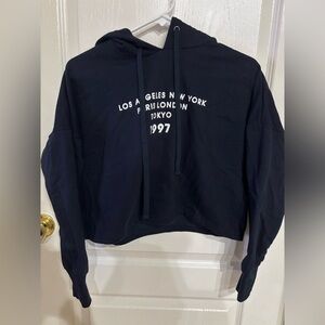 Forever 21 Navy Graphic Hoodie